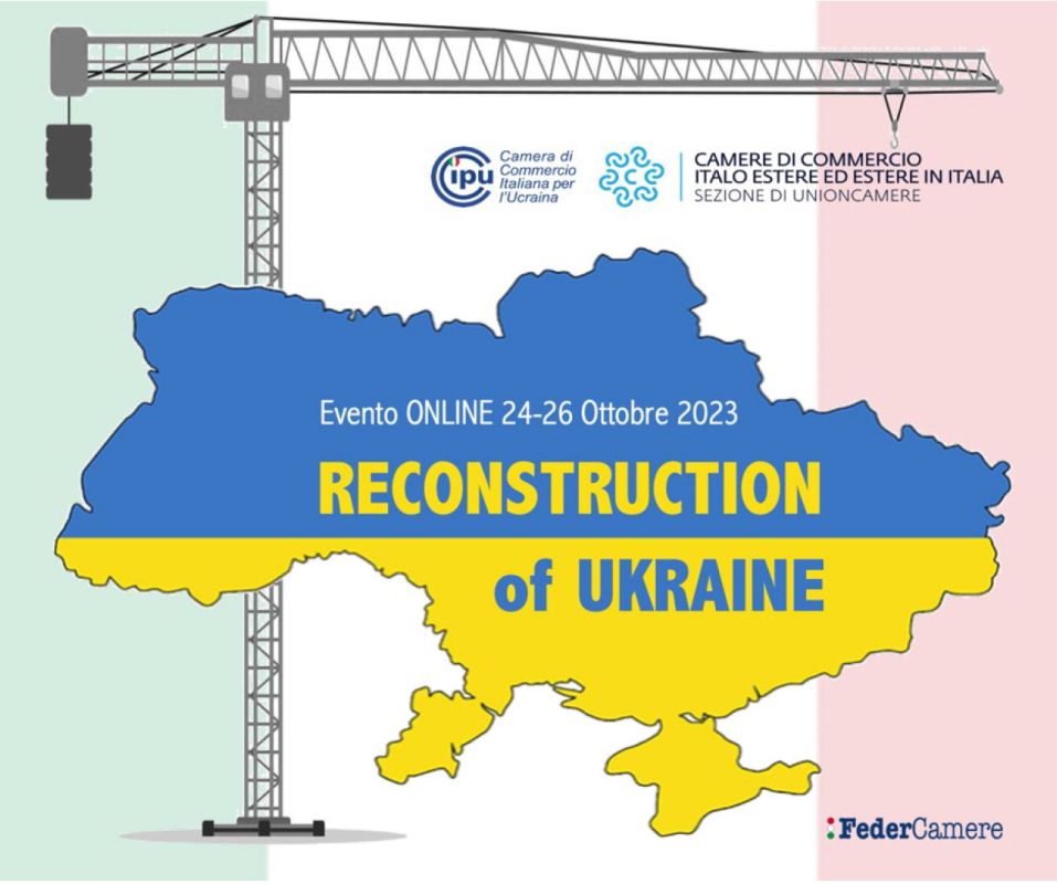 Evento ONLINE 24-26 OTTOBRE 2023 - Reconstruction of Ukraine