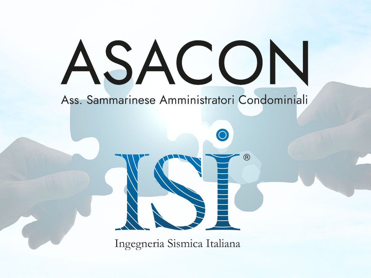 Partnership per la sicurezza sismica: ASACON e ISI Ingegneria Sismica Italiana uniscono le forze per la difesa strutturale degli edifici