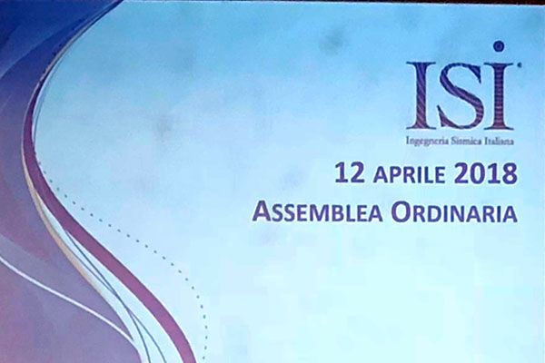 Assemblea Ordinaria ISI – 12.04.2018